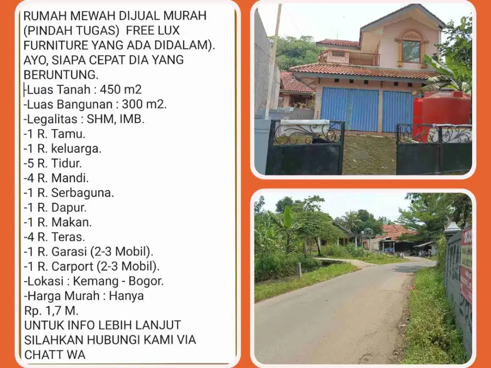 Rumah Mewah Rasa Villa – Suasana Tenang & Nyaman di Kemang Bogor.