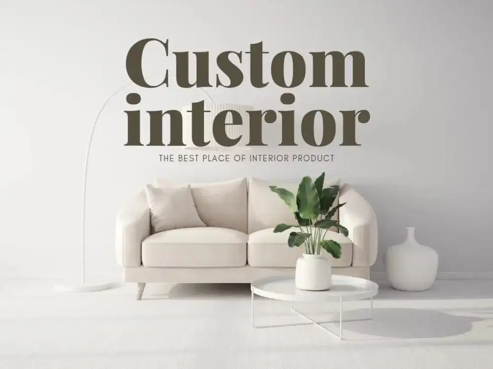 Full Interior Design & Build Tangerang • Free 3D • Premium