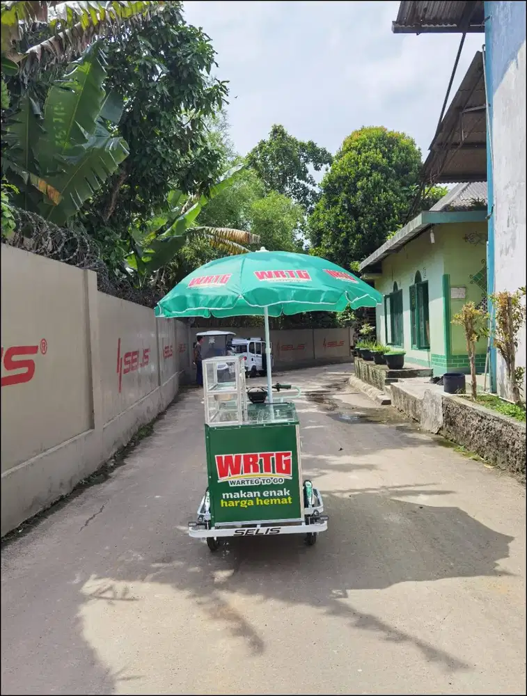 GEROBAK SEPEDA LISTRIK MODEL WARTEG KELILING