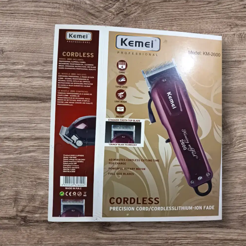Alat Cukur Pangkas Rambut KEMEI KM2600 Hair Clipper