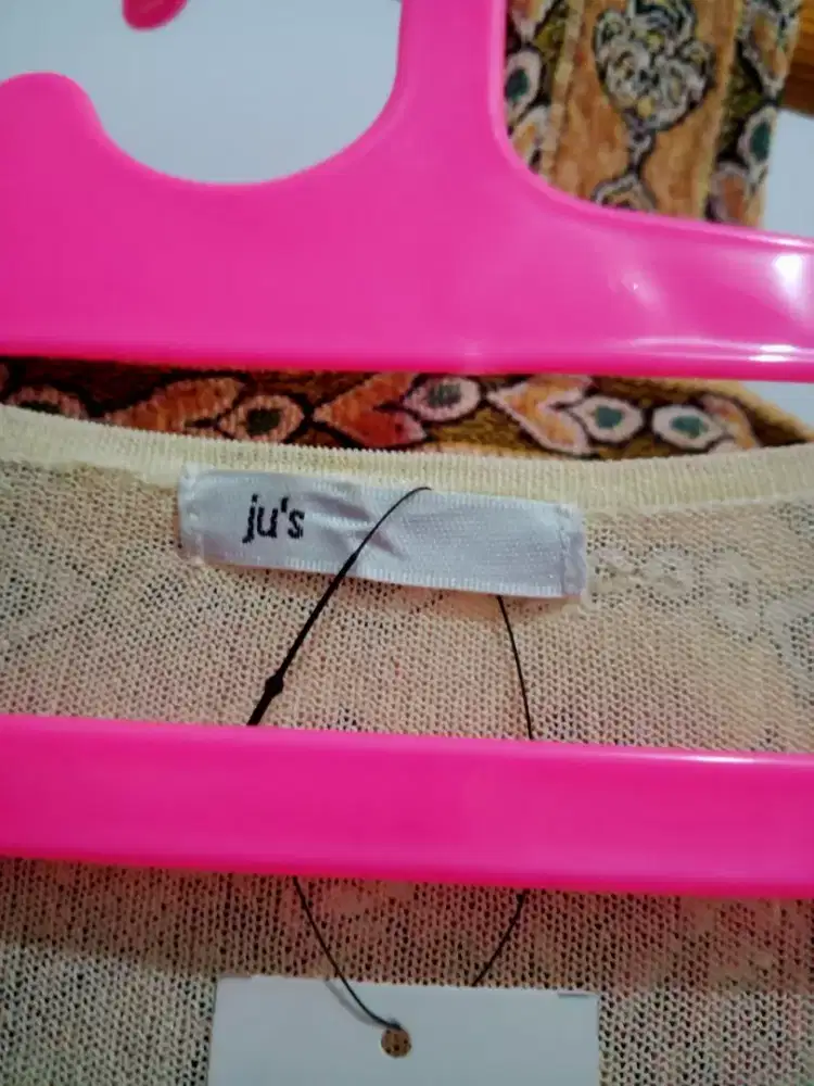 Cardigan warna kuning import