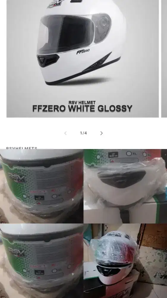 RSV FFzero New Edisi Salah Size (Size Helm L)