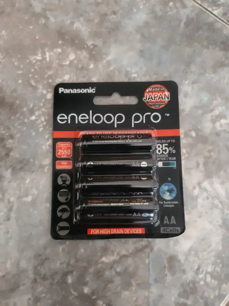 Batre recharger eneloop pro panasonic