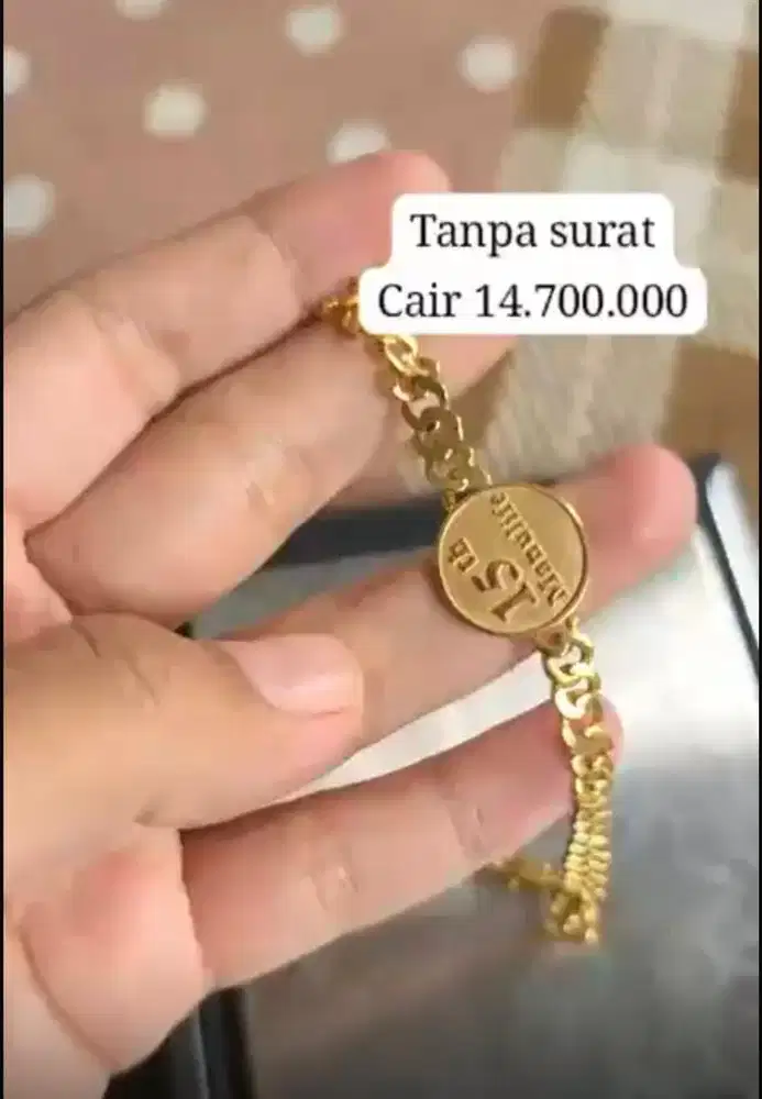 Terima beli emas tahun 2023 kebawah, kondisi apapun, tanpa surat dsb