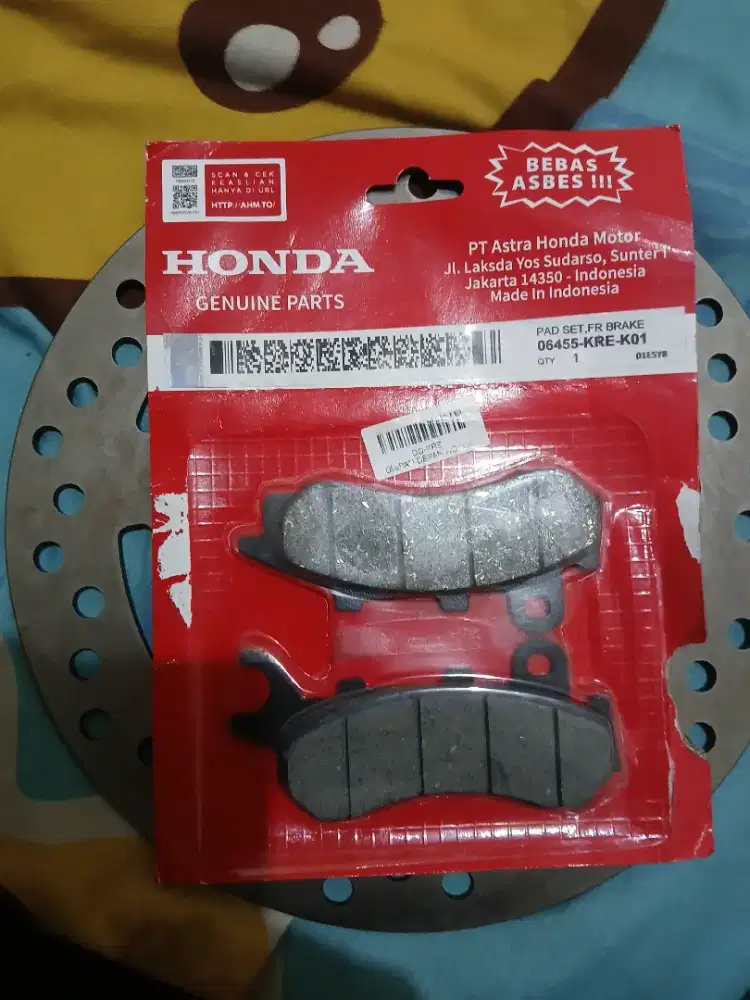 Kampas rem motor pcx type cbs