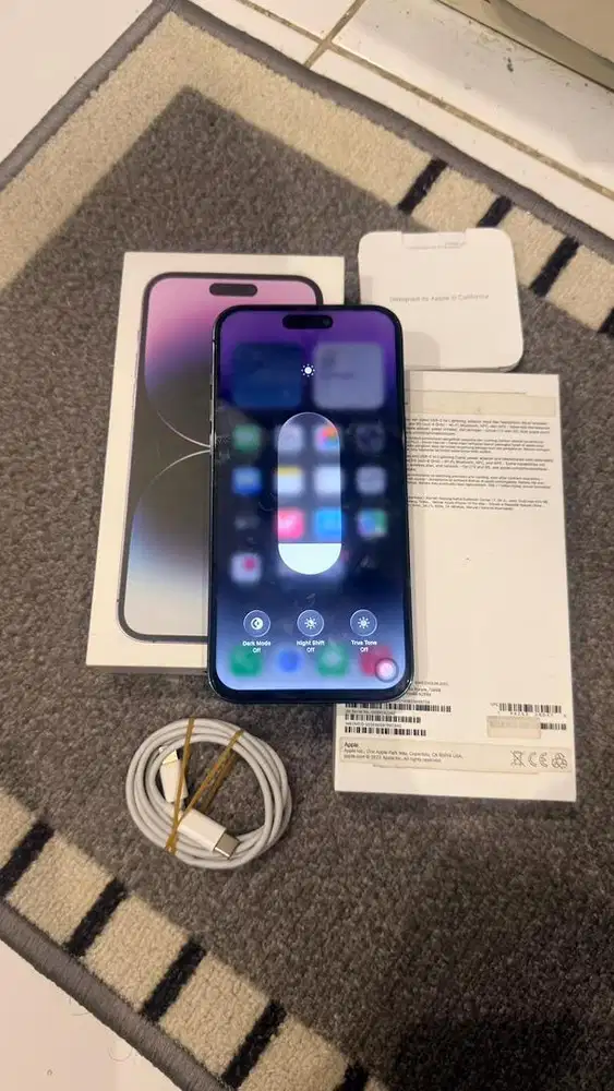 Dijual Iphone 14 Promax 128GB Deep Purple Resmi Digimap Lengkap