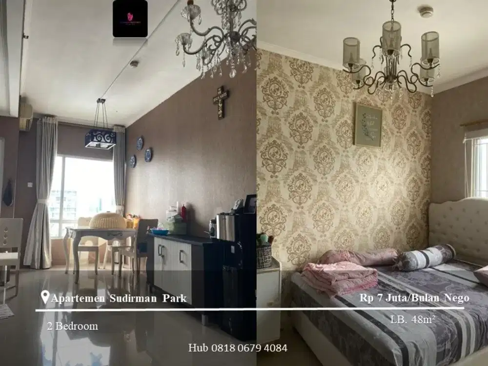 Disewakan Apartement Sudirman Park High Floor 2BR Fully Furnished