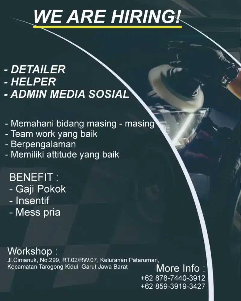 Lowongan autodetailing