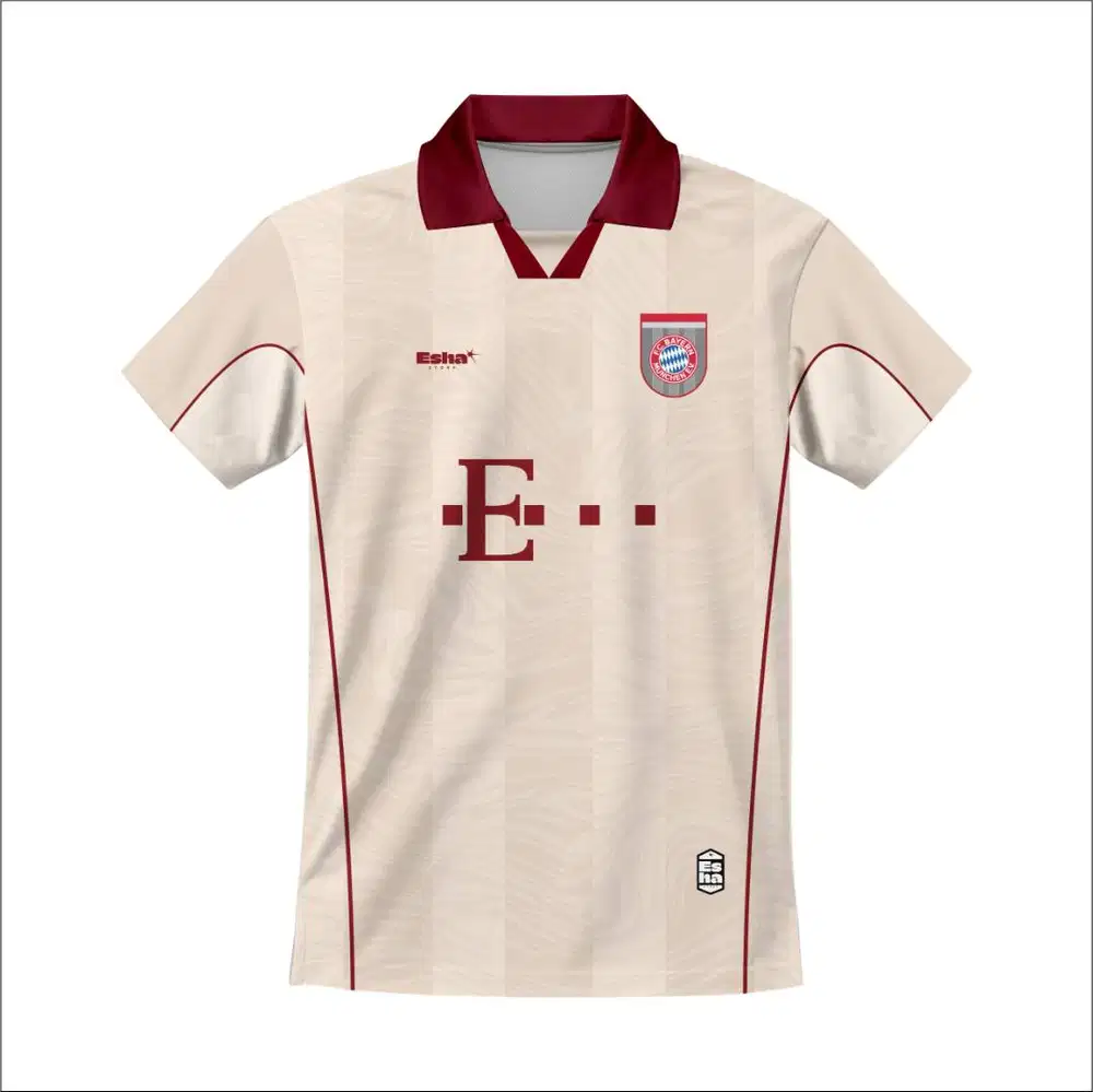 ESHA PREMIUM JERSEY BAYERN MUNCHEN CREAM OVERSIZE // BAND // BOLA // K
