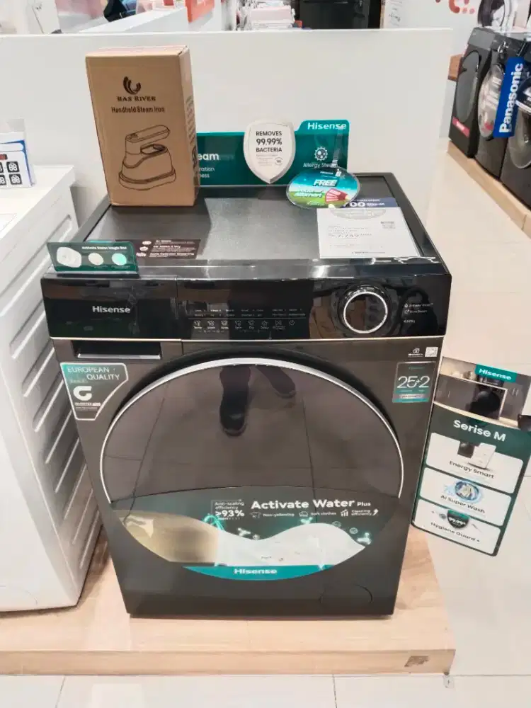 MESIN CUCI HISENSE FRONT LOAD 10.5KG