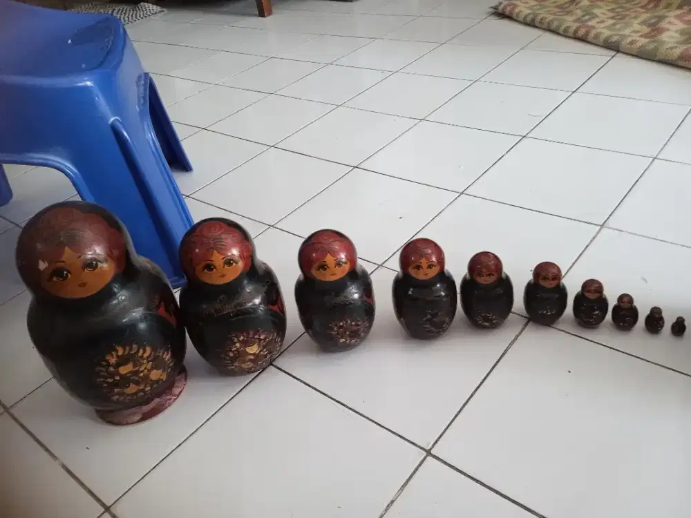 Vintage wooden matryoshka