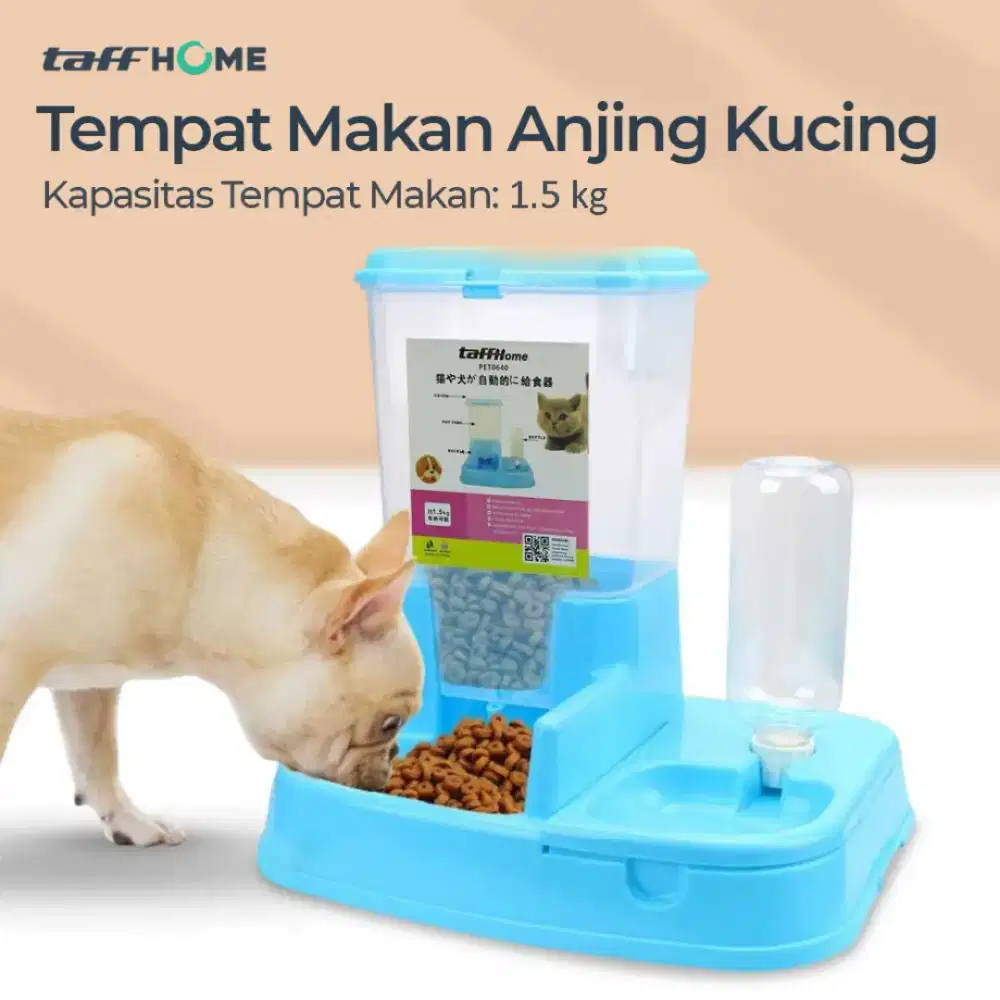 Tempat Makan Anjing Kucing Pet Food Dispenser