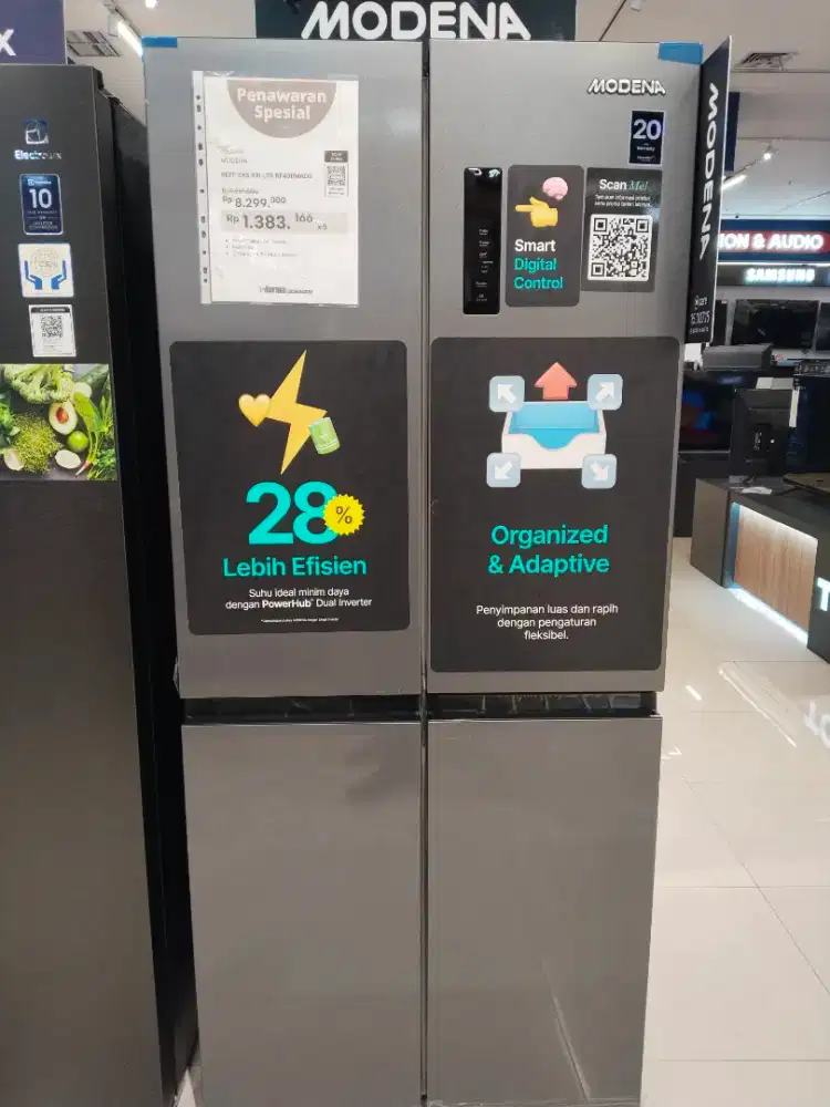 KULKAS MODENA MULTI DOOR 431LTR