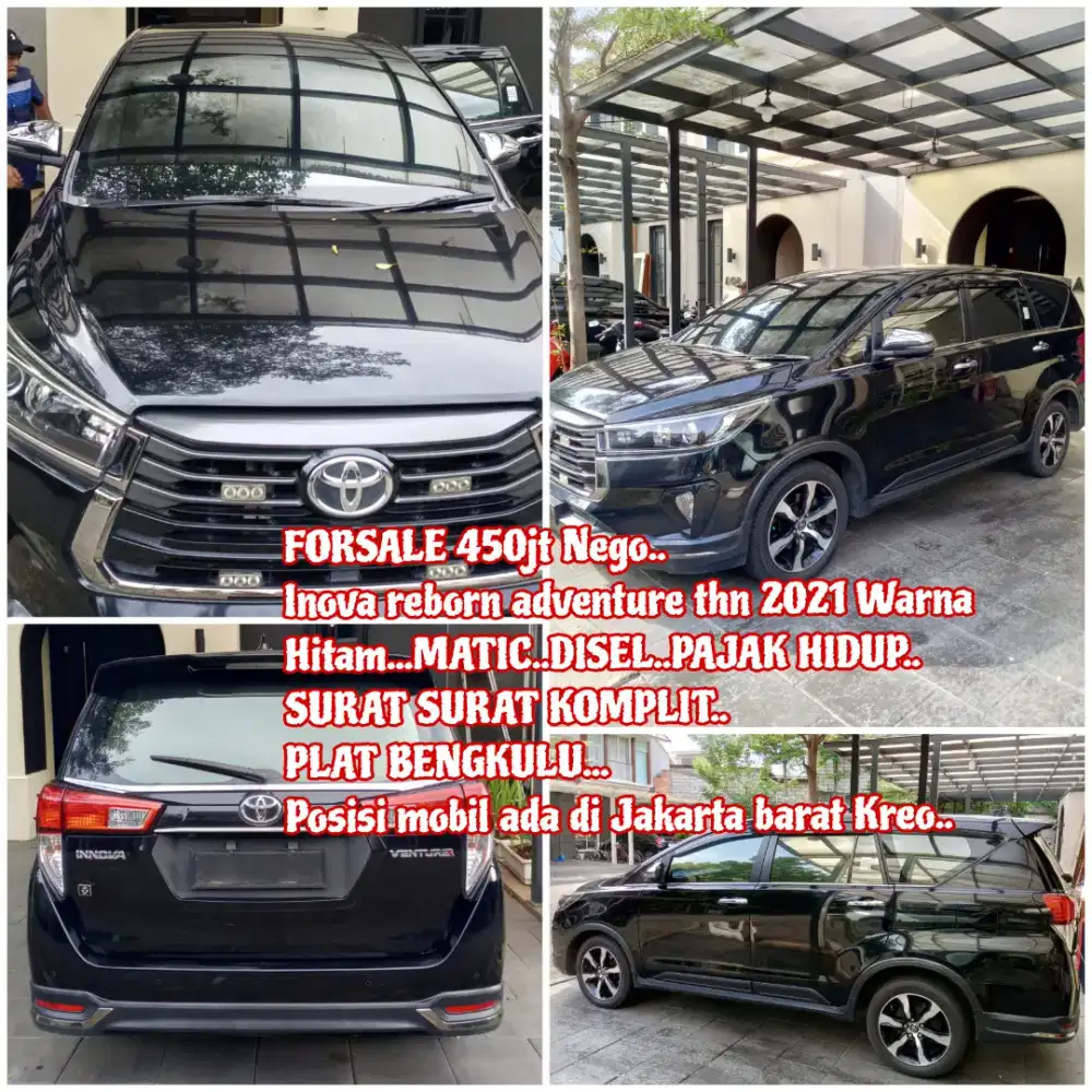Negooo Kijang Inova reborn adventure Jual cepat