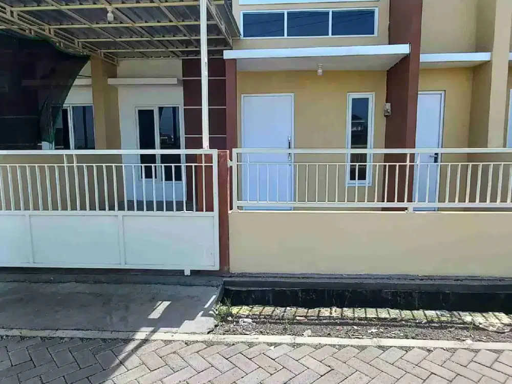 Rumah siap huni free pagar canopy