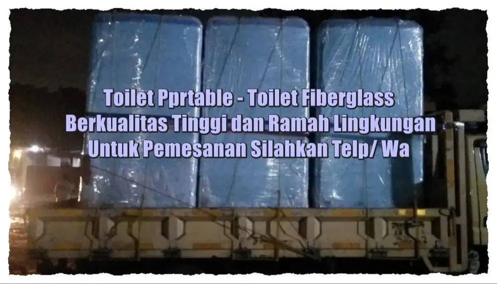 Toilet Portable, Toilet Premium, Berkualitas Tinggi