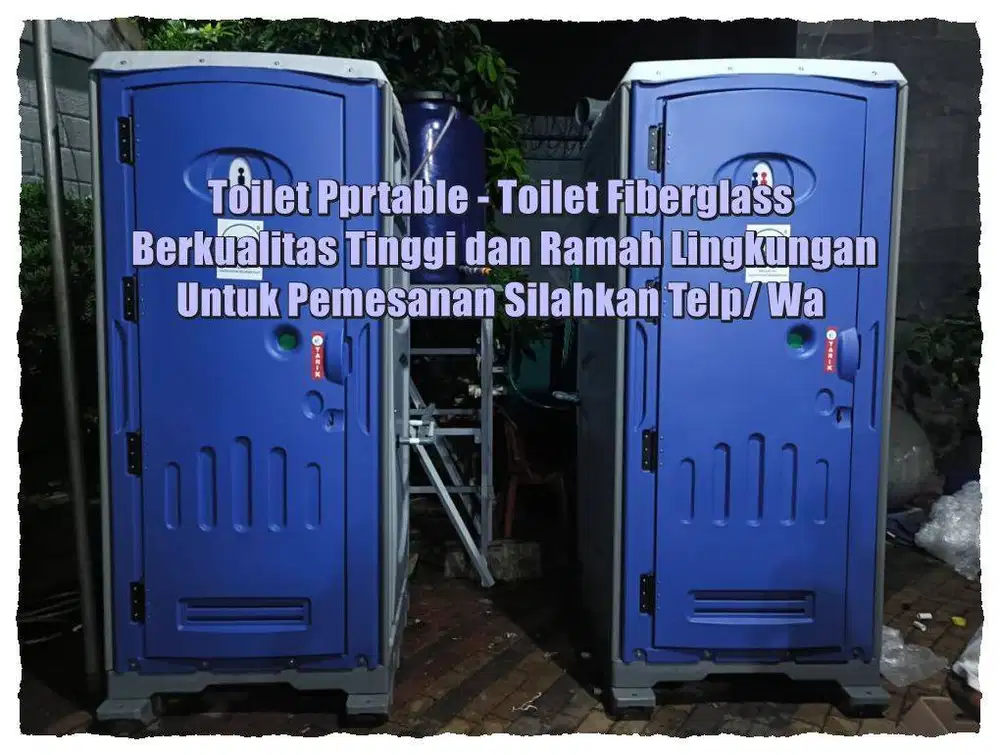 Toilet Umum, Toilet Fiberglass, Toilet  Portable, Anti Penuh dan Siap