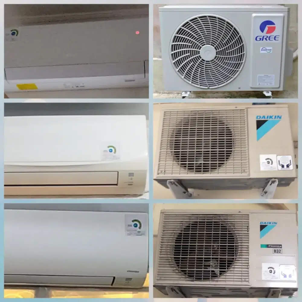 JUAL 3 UNIT AC DAIKIN & GREE