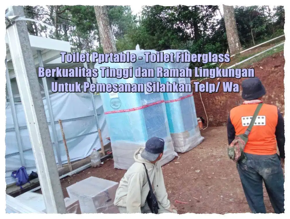 toilet Fiberglass, Toilet Umum, Toilet Portable Toilet Portable