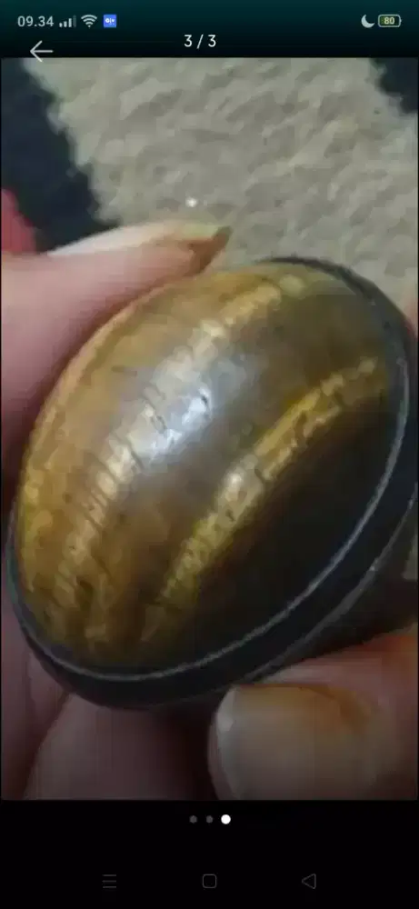 Batu Akik Serat Bulu Macan