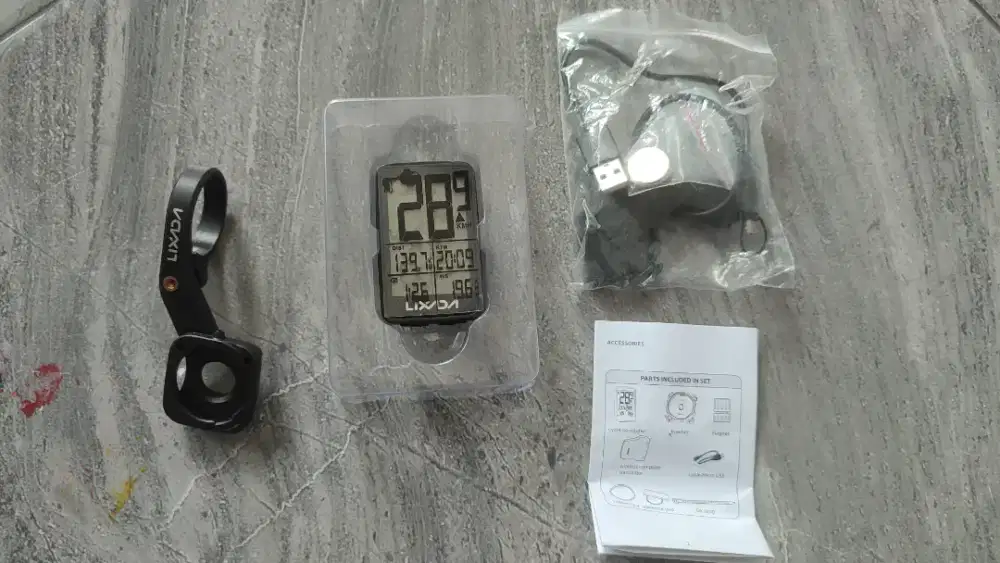 Lixada speedometer odometer sepeda wireless