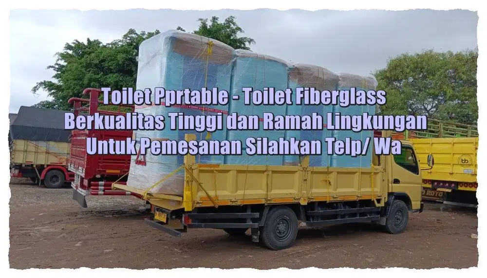 Toilet Umum, Toilet Fiberglass, Toilet  Portable, Anti Penuh dan Siap