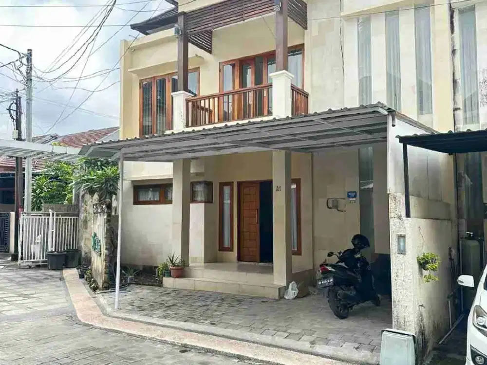 dijual rumah minimalis modern lantai 2 buana raya denpasar