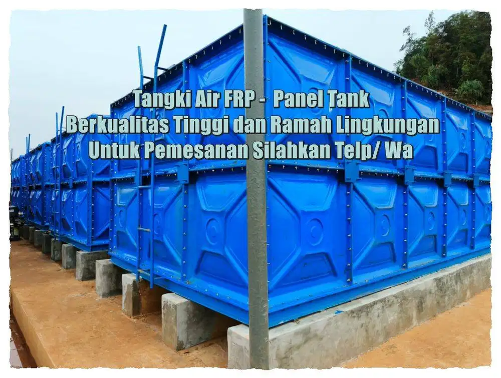 Tangki Panel Frp, Roof tank Frp , Tandon Frp , Tangki Air Fiberglass