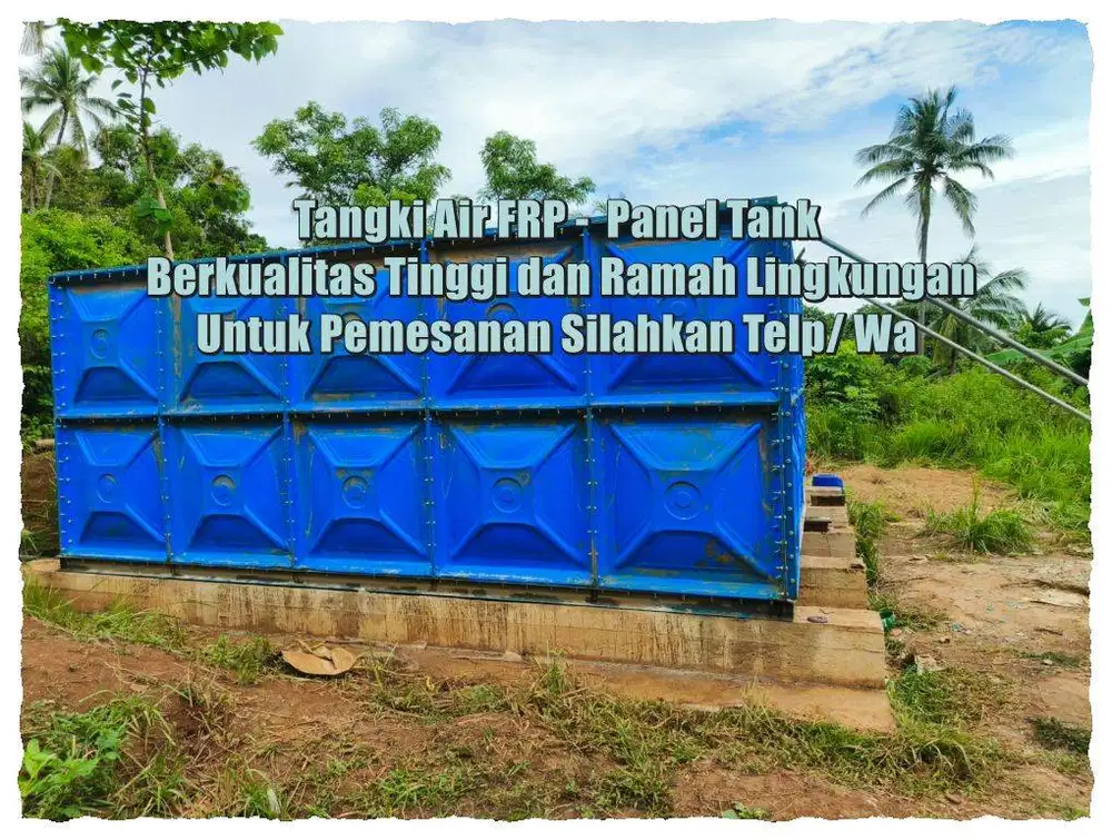 Tangki panel fiber - Tangki Air Kotak - Tangki Air Fiberglass