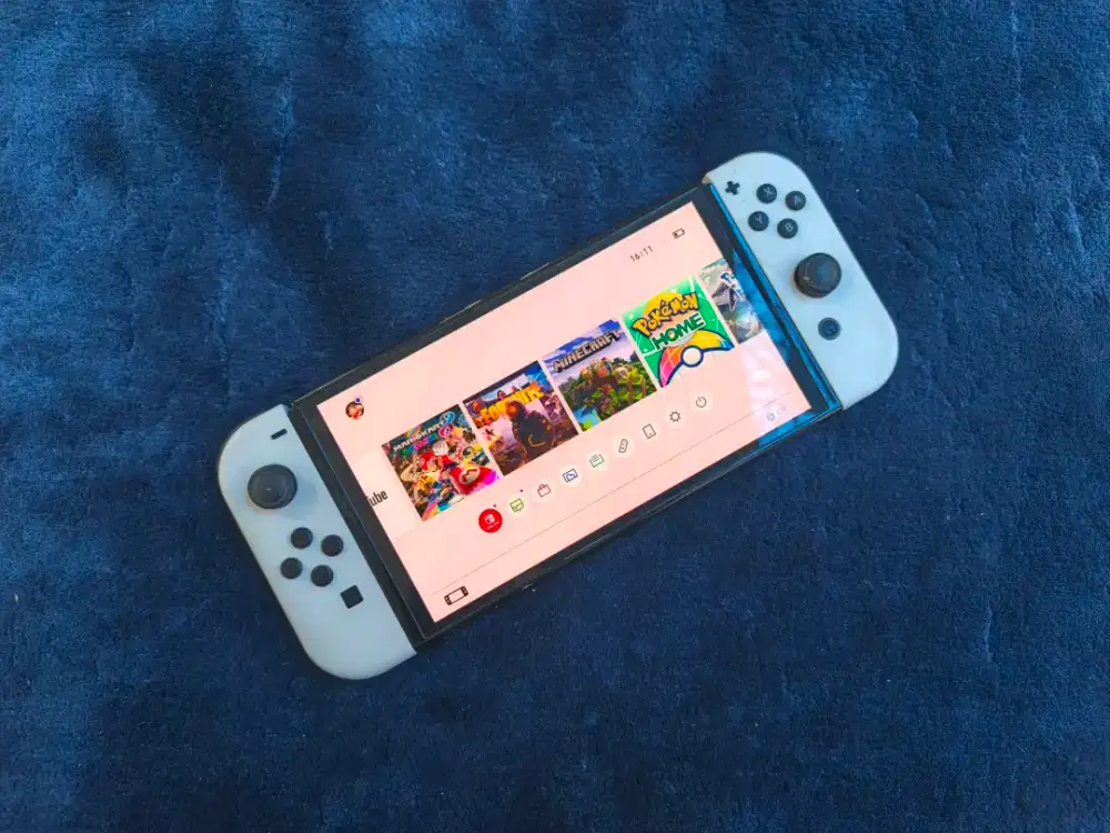 Nintendo Switch Oled OFW 64gb Putih