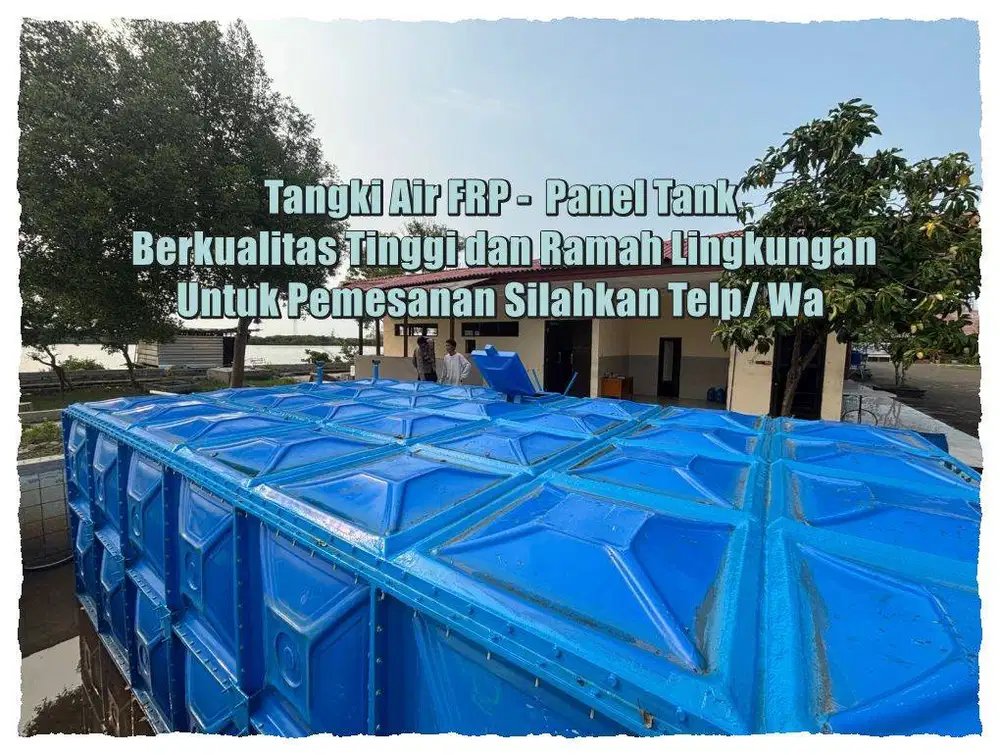 Toren Frp -Tangki Air Fiberglass - Ground tank - Tangki Air Fiberglass