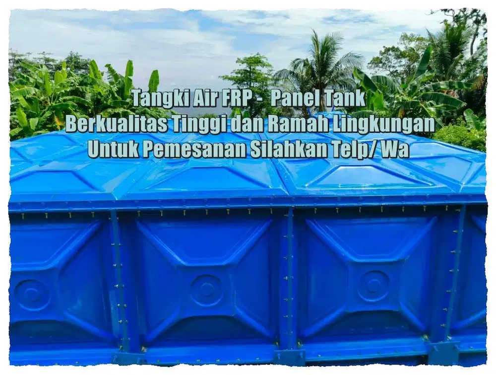 Tangki Air Kotak - Tangki Air Fiberglass - Ground tank - Tandon Frp