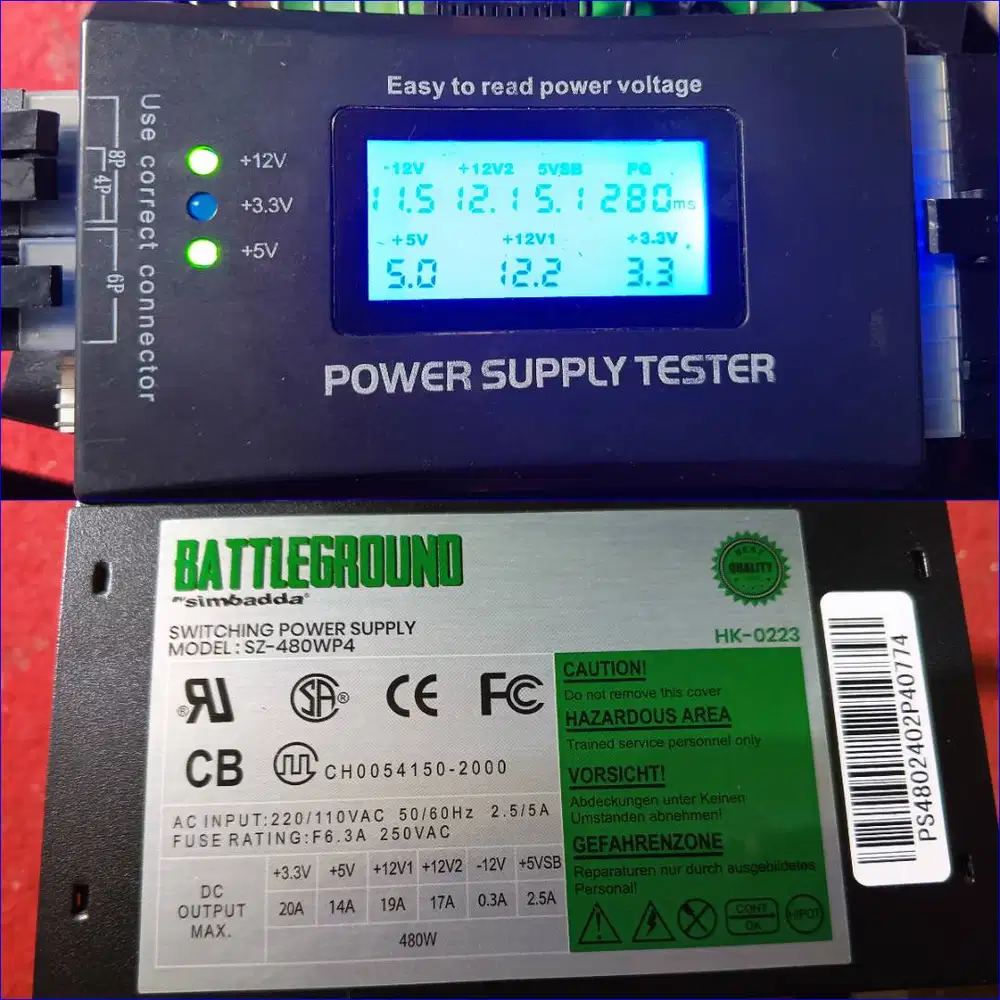 SSD, VGA dan PSU Second dan Baru bergaransi