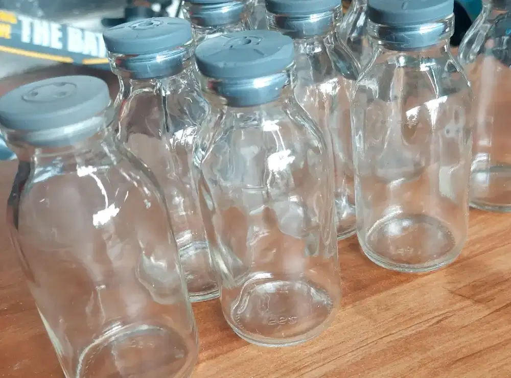 Botol kaca bening 100ml