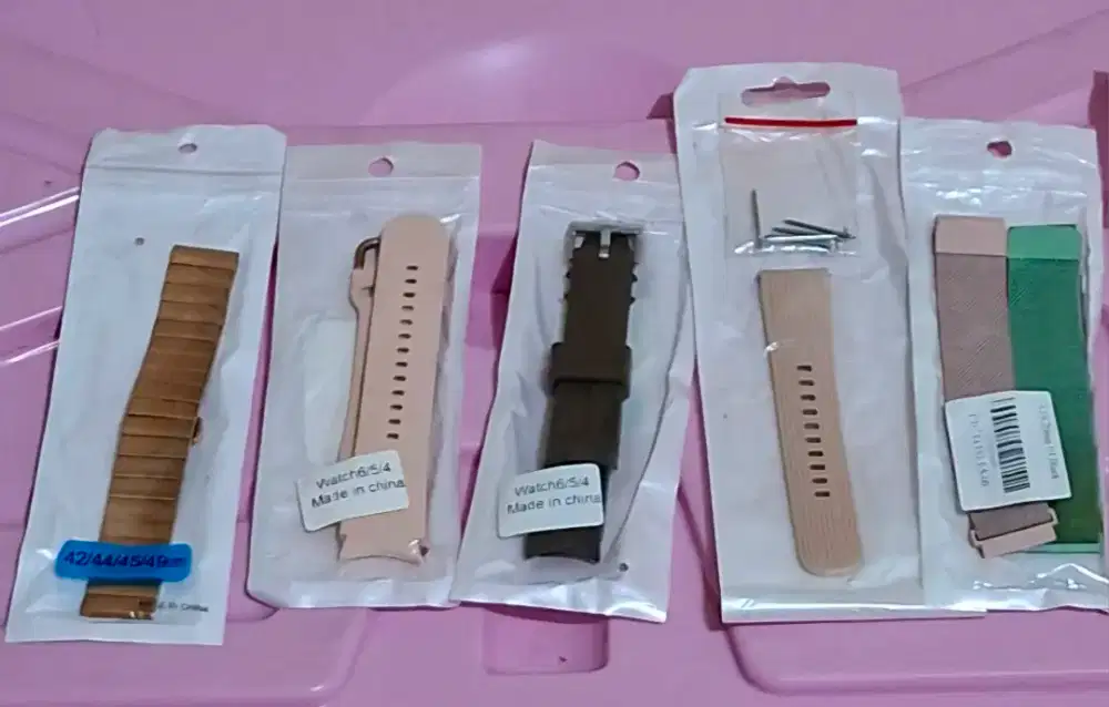 6 pasang strap jam tangan smartwatch 20mm