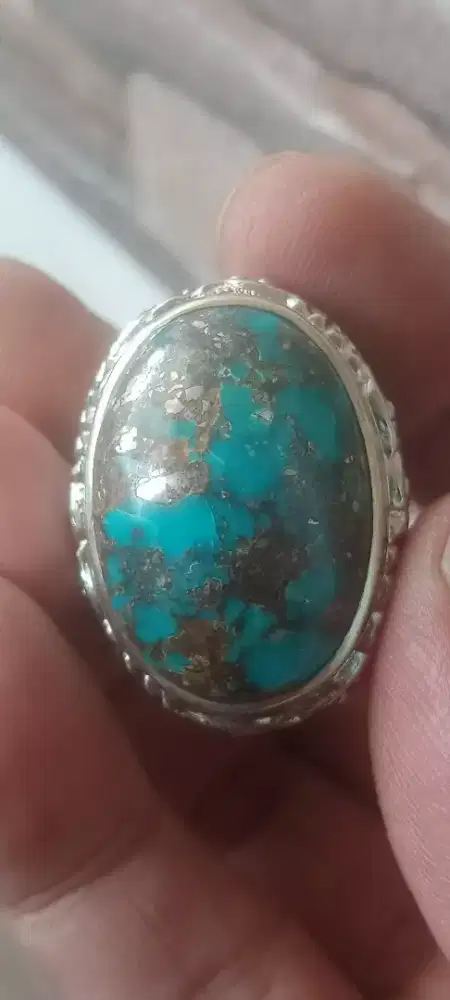 Batu pirus Persia lawasan jumbo