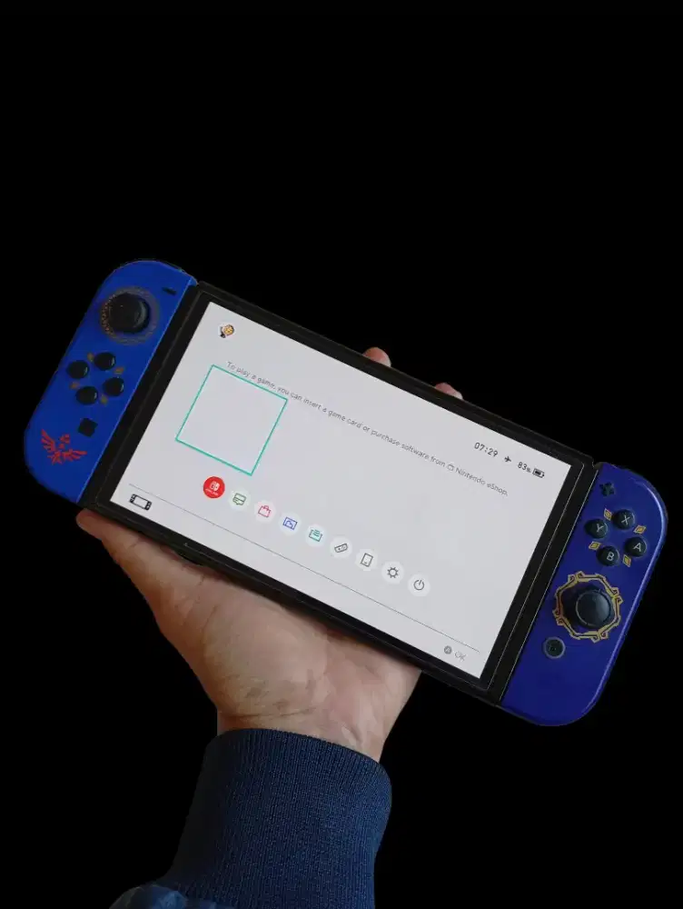 2 Nintendo Switch Oled Ce.Ef.We 128gb Biru dna Putih
