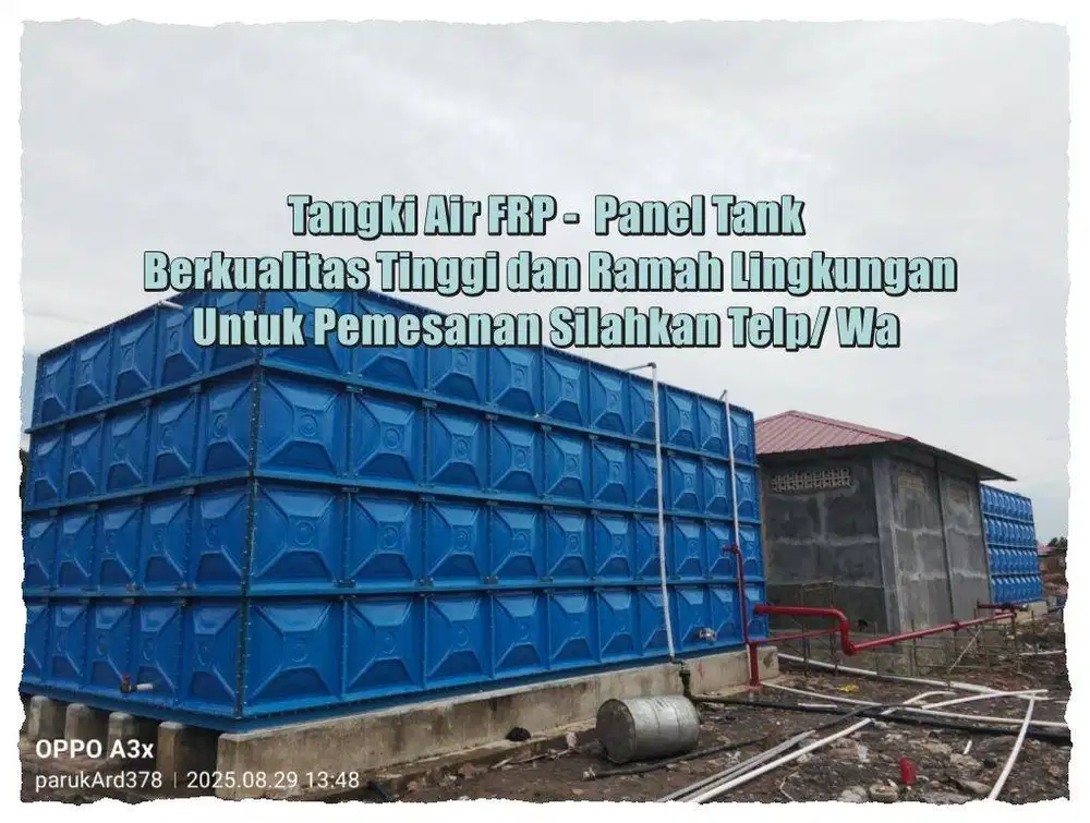 Tangki Panel Frp, Roof tank Frp , Tandon Frp , Tangki Air Fiberglass