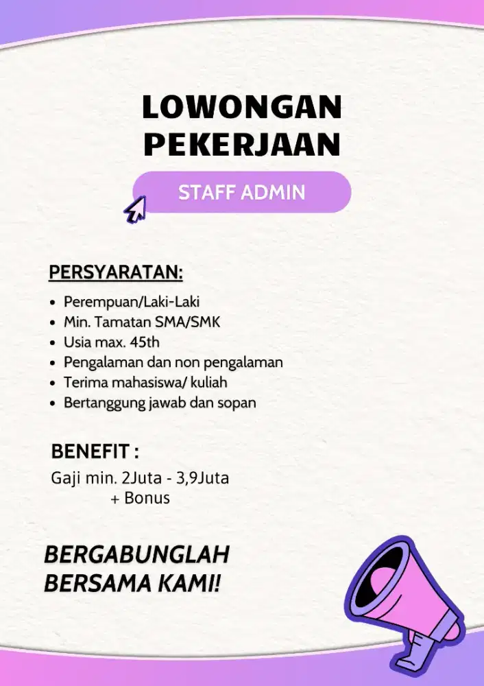 Loker gratis Pekanbaru