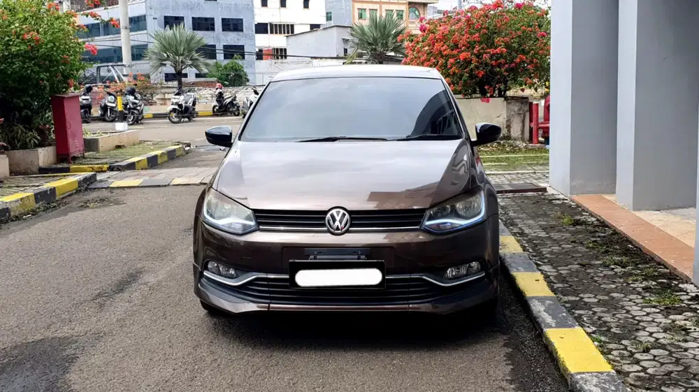 Km55rb vw polo gt tsi 2017 coklat matic