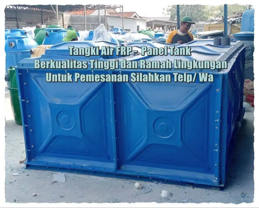 TANGKI PANEL FRP - PANEL FRP - PANEL TANK - GROUND TANK - TANGKI PANEL