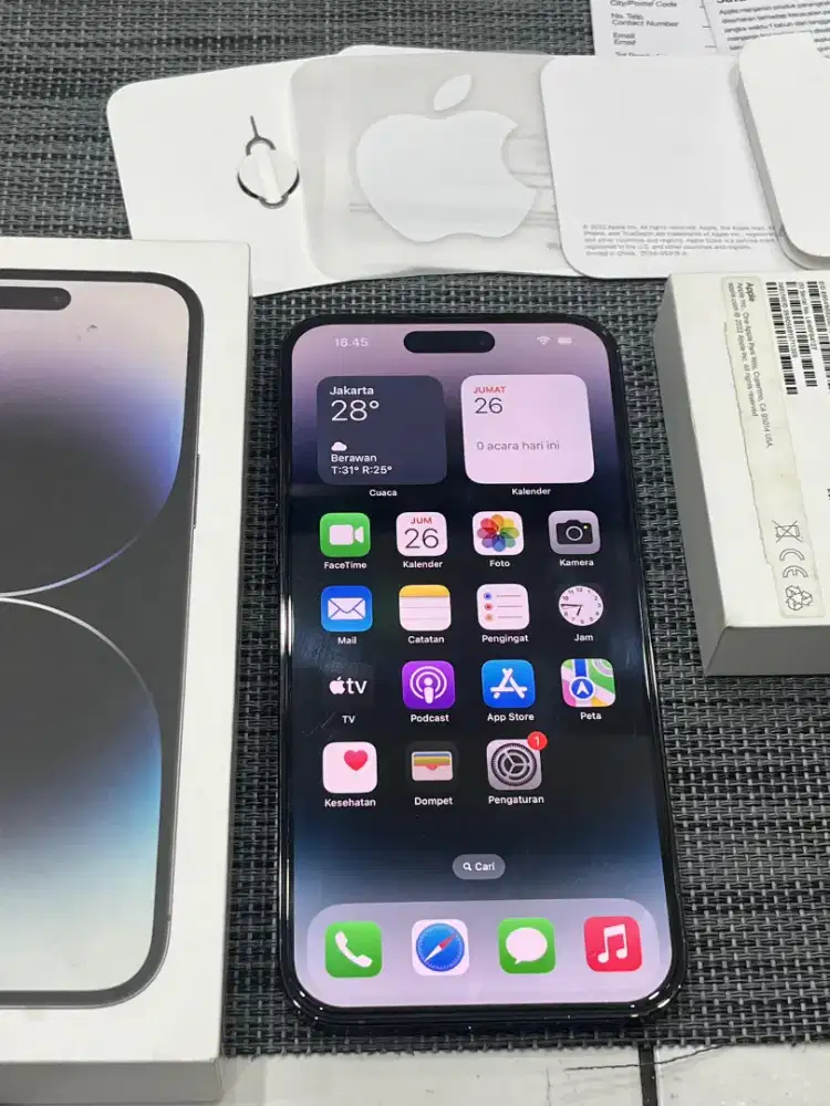 iphone 14 promax 128GB ibox fullset