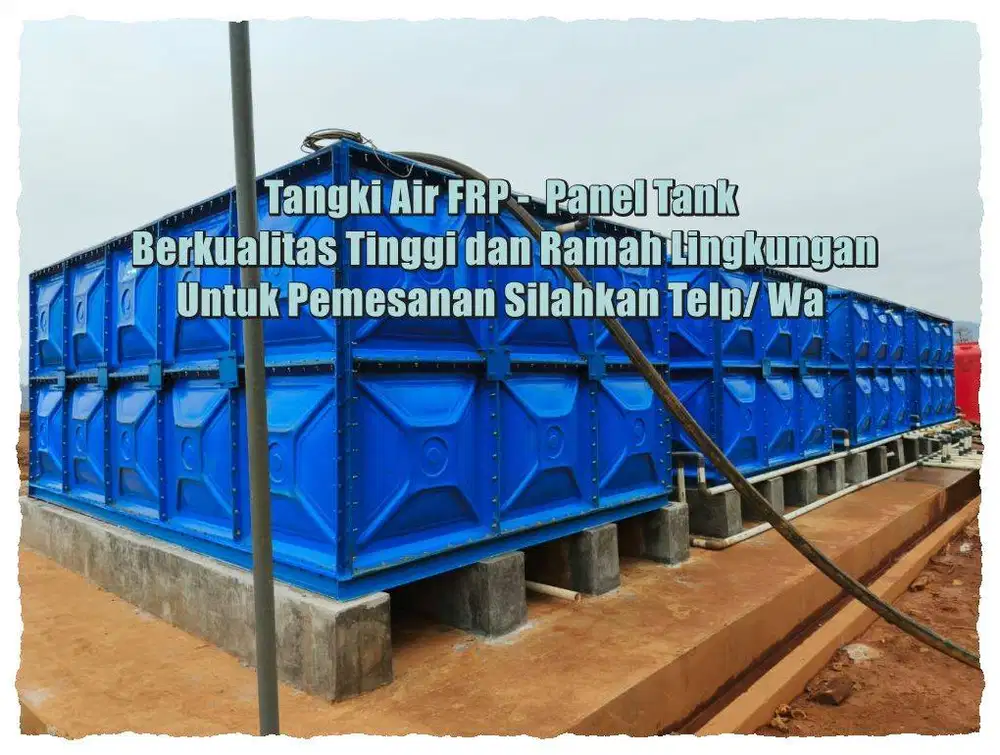 TANGKI PANEL FRP - PANEL FRP - PANEL TANK - GROUND TANK - TANGKI PANEL