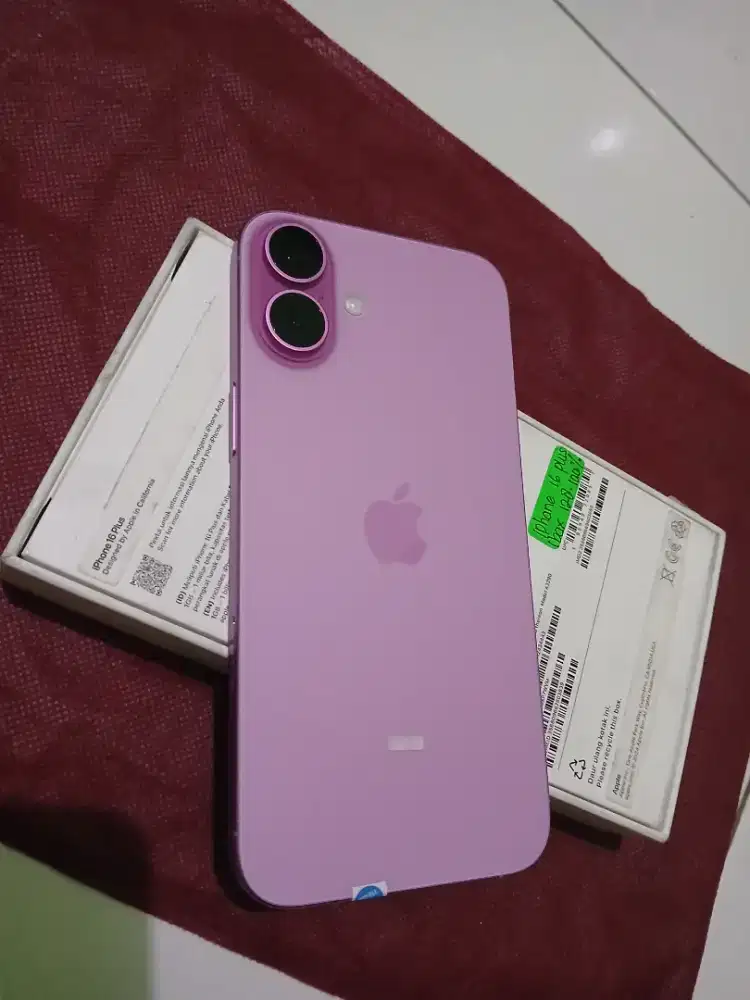 Iphone 16plus 128 Resmi indonesia (digimap)