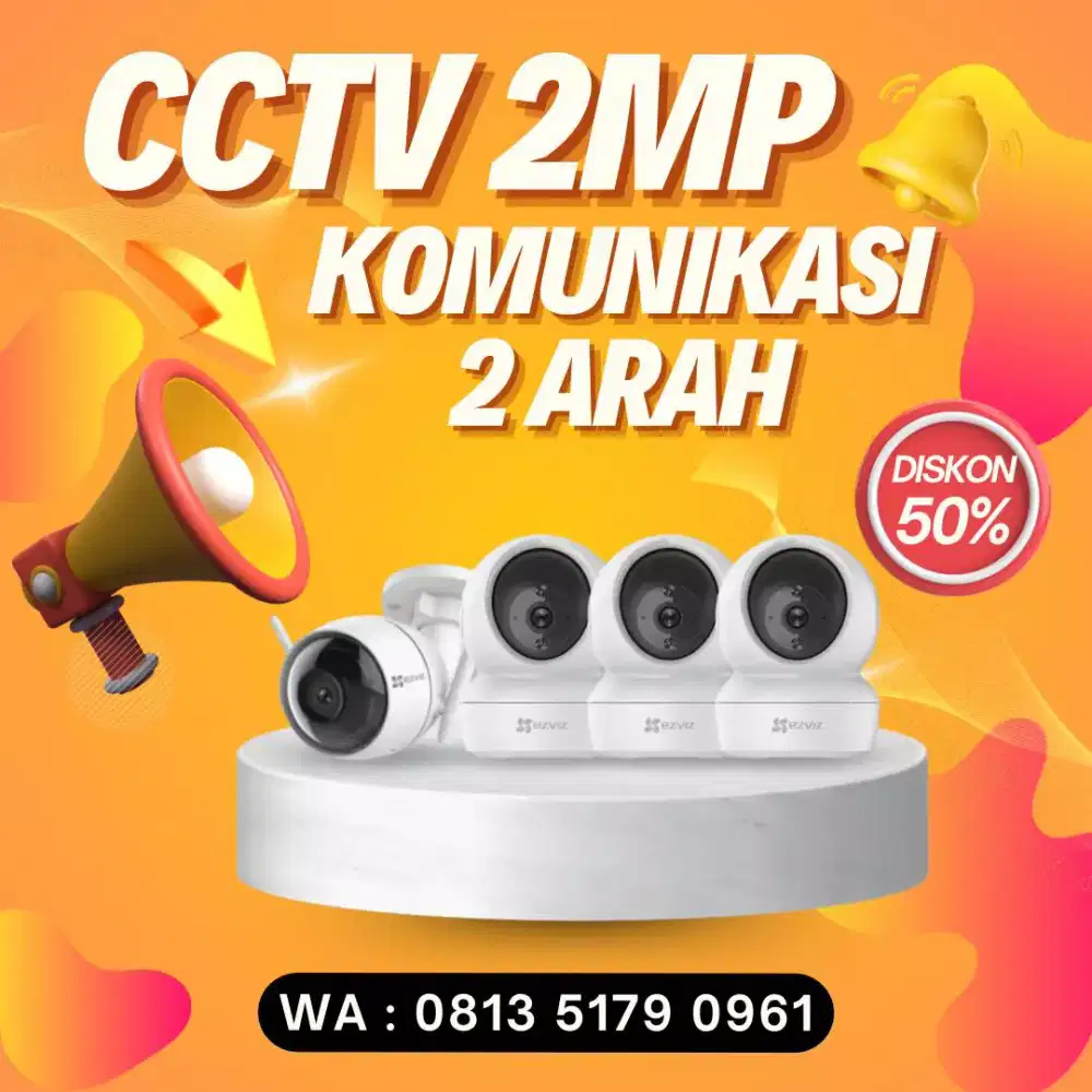 CCTV EZVIZ KOMUNIKASI 2 ARAH ONLINE DIHP BERGARANSI