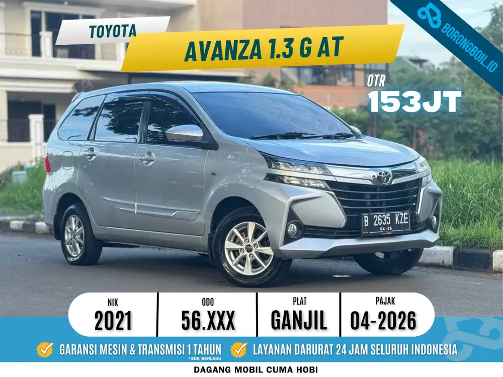 Toyota Avanza 1.3 G At 2021 Bensin