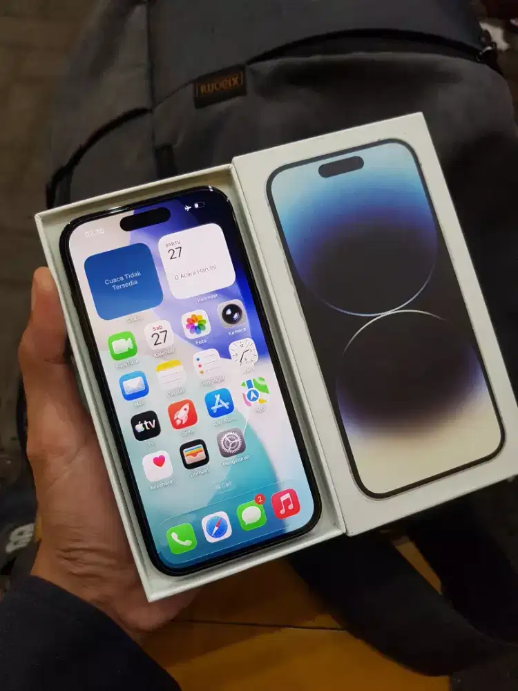 Iphone 14 Pro 256 grey resmi internasional