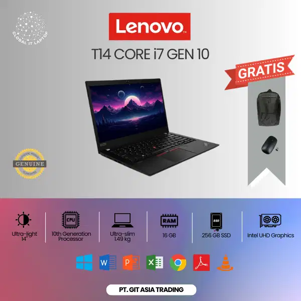 LENOVO T14 CORE i7 GEN 10