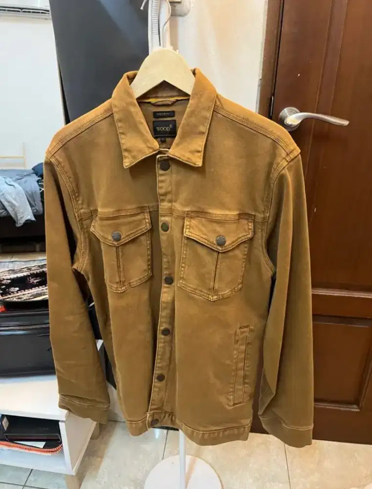 Jaket Jeans Wood Almond