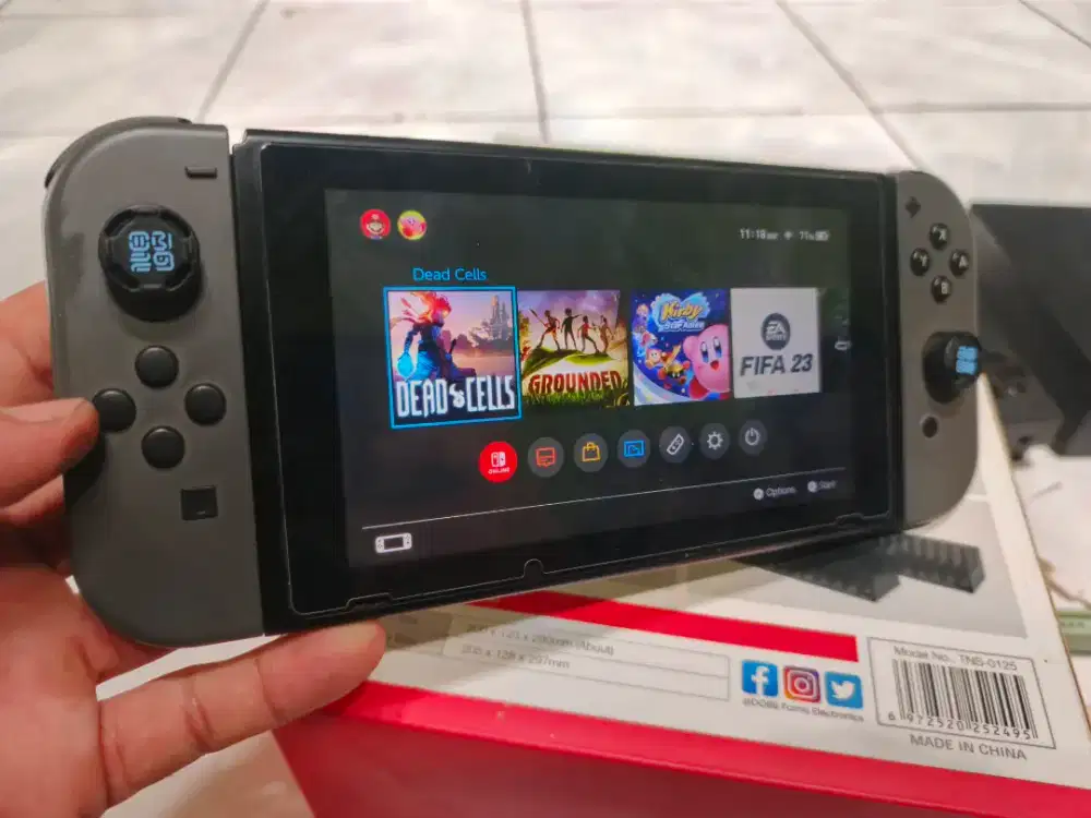 NINTENDO SWITCH  FULLSET FULL AKSESORIS 128GB Full Game